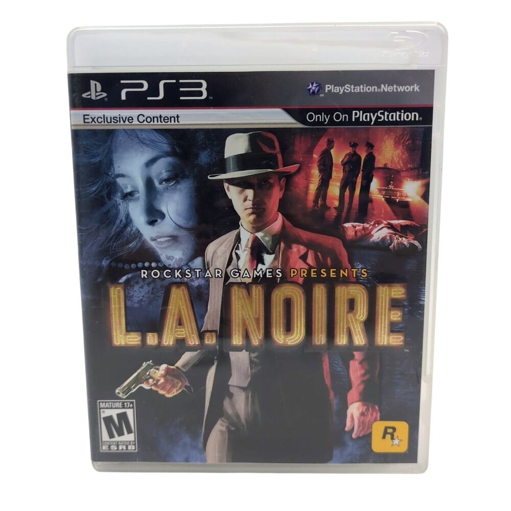 L.A. Noire PS3 Video Game w/ Exclusive Content Detective Action Complete CIB